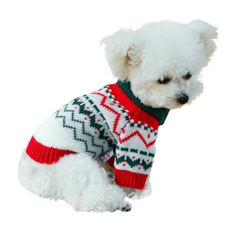 Strickpullover for Hunde und Katzen, entzückende Winterkleidung for Haustiere, Hundepullover, warmer Haustierpullover for kleine Hunde und mittelgroße Hunde, süßer, klassischer Katzenpullover, Hundekl Strickpullover for Hunde und Katzen, entzückende Winterkleidung for Haustiere, Hundepullover, warmer Haustierpullover for kleine Hunde und mittelgroße Hunde, süßer, klassischer Katzenpullover, Hundekl von XUTCEKOUYR