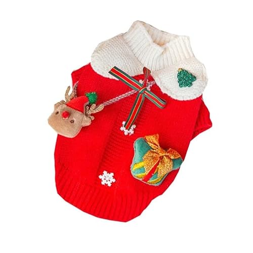 Strickpullover for Hunde und Katzen, entzückende Winterkleidung for Haustiere, Hundepullover, warmer Haustierpullover for kleine Hunde und mittelgroße Hunde, süßer, klassischer Katzenpullover, Hundekl Strickpullover for Hunde und Katzen, entzückende Winterkleidung for Haustiere, Hundepullover, warmer Haustierpullover for kleine Hunde und mittelgroße Hunde, süßer, klassischer Katzenpullover, Hundekl von XUTCEKOUYR