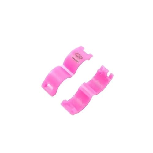 XUTCEKOUYR 40 Stück Papageien-Fußschlaufen, Vogelschlaufenbeine zur Erkennung und Ausbildung von Vogelschlaufenbeinen mit Haustiervogelerkennung, Geflügelschlaufen(Pink,2.7mm) von XUTCEKOUYR