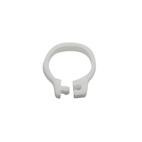 XUTCEKOUYR 400 Stück 8 mm Papageien-Fußschlaufe, Vogelschlaufe, Bein zur Erkennung und Ausbildung, Vogelschlaufe, Bein mit Haustier-Vogelerkennung, Geflügelschlaufe(White) von XUTCEKOUYR