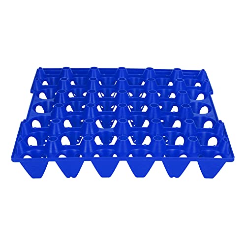 XUXHOU Eierspeicher -Tablett Resistent 30 Zell Eierhüllen Landwirtschaftliche Materialien für den Numerischen Halter (Blue) von XUXHOU