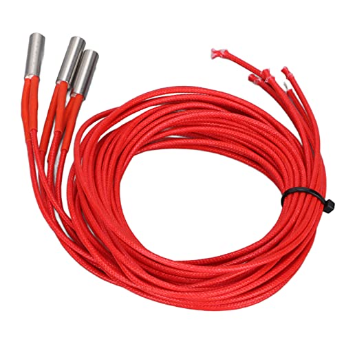 XUXHOU Heizstangen Hochtemperaturbeständig für 3D -Druckerzubehör, Metallkautschuk 3pcs Heizstangen 6x20 Mm 24 V 40W Keramikpatronenheizung, für Cr 10s Pro, für Cr X von XUXHOU