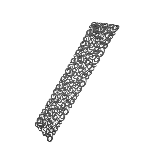 XUXHOU Künstlerische Blumenfilztisch -Läufer -Placematen Sicher Langlebig für Tischdekoration und Gibing (dunkelgrau) von XUXHOU