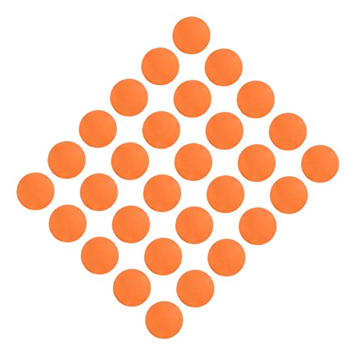XUXHOU Weiche Schaum-Golfbällchen Set von 30 für Innen- und Außentraining, Ungiftiges Eva-Material mit Leichtem Design, Ideal für die Swing-Praxis, Alle Qualifikationsstufen (ORANGE) von XUXHOU