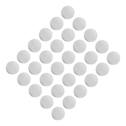 XUXHOU Weiche Schaum-Golfbällchen Set von 30 für Innen- und Außentraining, Ungiftiges Eva-Material mit Leichtem Design, Ideal für die Swing-Praxis, Alle Qualifikationsstufen (White) von XUXHOU