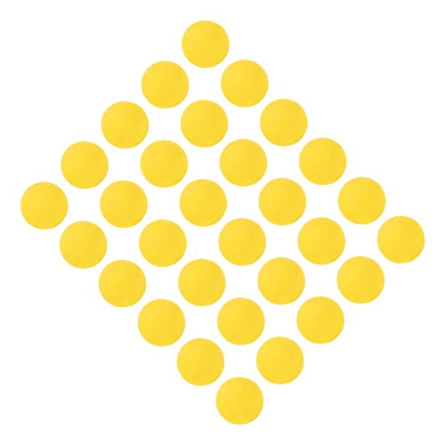XUXHOU Weiche Schaum-Golfbällchen Set von 30 für Innen- und Außentraining, Ungiftiges Eva-Material mit Leichtem Design, Ideal für die Swing-Praxis, Alle Qualifikationsstufen (Yellow) von XUXHOU