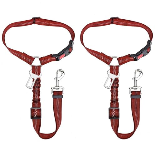 3 Stück/Set Hunde-Sicherheitsgurt, einziehbarer, Verstellbarer Hunde-Sicherheitsgurt, Haustier-Hunde-Sicherheitsgeschirr für Auto, reflektierende Hunde-Autoleine, für 3 Stück/Set Hunde-Sicherheitsgurt, einziehbarer, Verstellbarer Hunde-Sicherheitsgurt, Haustier-Hunde-Sicherheitsgeschirr für Auto, reflektierende Hunde-Autoleine, für von XUXN