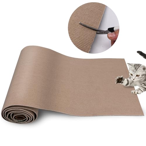 XUYEDOGLSH Kratzmatte für Katzen, zuschneidbar, selbstklebend, dekoratives Katzenbaumregal, Katzenwand, Katzenkratzbaum, Katzen-Couch-Schutz, 199,9 x 40,1 cm XUYEDOGLSH Kratzmatte für Katzen, zuschneidbar, selbstklebend, dekoratives Katzenbaumregal, Katzenwand, Katzenkratzbaum, Katzen-Couch-Schutz, 199,9 x 40,1 cm von XUYEDOGLSH