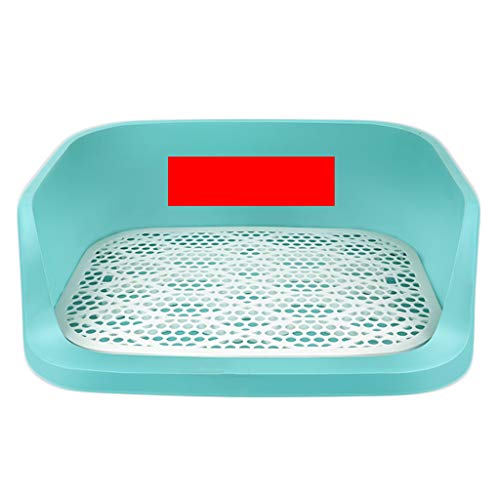 XWBLDBDFC Hundetoiletten, Hundetrainingstoiletten mit hohem Zaun, Töpfchen für den Innenbereich, kleine Hundetoilette, leicht zu reinigen, Blau XWBLDBDFC Hundetoiletten, Hundetrainingstoiletten mit hohem Zaun, Töpfchen für den Innenbereich, kleine Hundetoilette, leicht zu reinigen, Blau von XWBLDBDFC