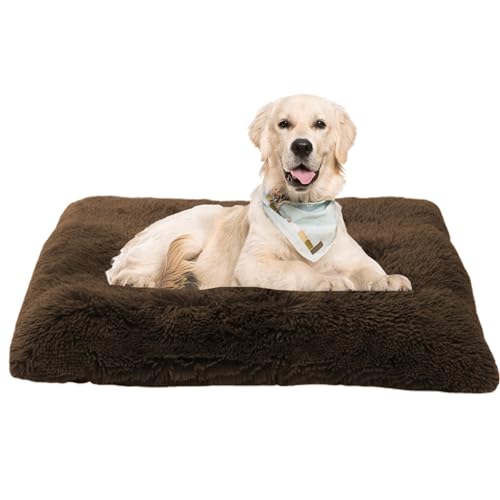 Anti-Rutsch Hundematratze Katzenbett Hundebett, Hundesofa Hundekissen, Hundekorb Hundematte, Waschbar Hundekiste Matratze, Zwinger-Auflage, Haustier-Bett-Matte, für Hunde, Katzen(140x110x12cm) von XXIUDEE