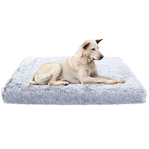 Haustierbett, Hundebett Katzenbett Hundekissen, Plüsch Hundesofa, Haustier Sofa Katzen Kissen katzenkorb, Waschbares Hundekäfigbett Zwinger-Auflage für Kleine, Mittelgroße & Große Hunde(50x40x5cm) von XXIUDEE