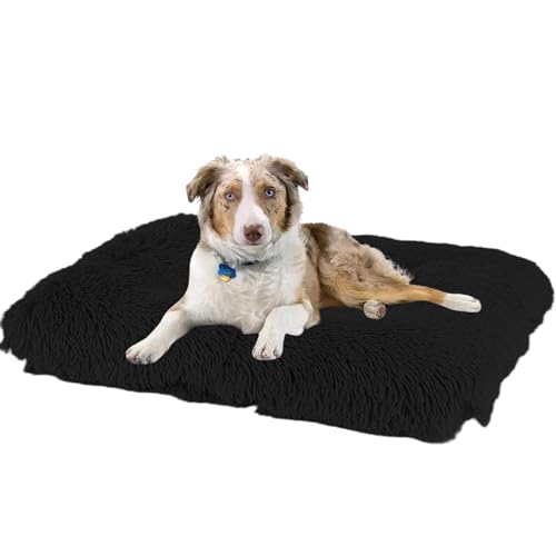 Hundebett Katzenbett, Hundekissen Rutschfest Haustierbett, Hundematratze Hundesofa, Anti Stress Hundekorb Hundekiste Matratze, Katzenkörbchen für Große, Mittelgroße & Kleine Hunde(110x75x10cm) von XXIUDEE