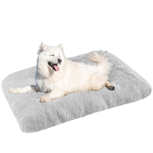 Hundekörbchen Katzenkorb, Hundebett Katzenbett Haustierbett, Hundematratze Hundesofa, Hundekissen Hundekiste Matratze, Haustier-Bett-Matte, Waschbar Zwinger-Auflage, für Hunde Katzen(93x65x10cm) von XXIUDEE