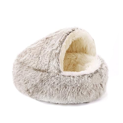 Katzenbetten für Haustiere im Innenbereich mit rutschfester Unterseite, flauschiges Katzenzeltbett, Kätzchen-Höhlenhaus mit abnehmbarem, waschbarem Kissen, Haustierhöhlen (60 x 15 cm, Stil 1, Kaffee) Katzenbetten für Haustiere im Innenbereich mit rutschfester Unterseite, flauschiges Katzenzeltbett, Kätzchen-Höhlenhaus mit abnehmbarem, waschbarem Kissen, Haustierhöhlen (60 x 15 cm, Stil 1, Kaffee) von XXIUDEE
