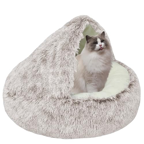 XXIUDEE Anti-Angst-Katzenbetten, Katzen-Nistbett, Haustier-Kuschelbett, Katzensofa, Katzenschlafsack, Welpenbett, Haustierkissen mit rutschfester Unterseite für kleine, mittelgroße Katzen im XXIUDEE Anti-Angst-Katzenbetten, Katzen-Nistbett, Haustier-Kuschelbett, Katzensofa, Katzenschlafsack, Welpenbett, Haustierkissen mit rutschfester Unterseite für kleine, mittelgroße Katzen im von XXIUDEE