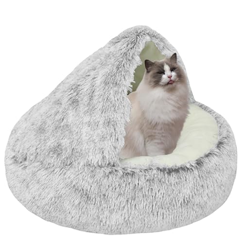 XXIUDEE Anti-Angst-Katzenbetten, Katzen-Nistbett, Haustier-Kuschelbett, Katzensofa, Katzenschlafsack, Welpenbett, Haustierkissen mit rutschfester Unterseite für kleine, mittelgroße Katzen im XXIUDEE Anti-Angst-Katzenbetten, Katzen-Nistbett, Haustier-Kuschelbett, Katzensofa, Katzenschlafsack, Welpenbett, Haustierkissen mit rutschfester Unterseite für kleine, mittelgroße Katzen im von XXIUDEE