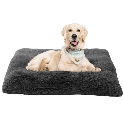 XXIUDEE Anti-Rutsch Hundematratze Katzenbett Hundebett, Hundesofa Hundekissen, Hundekorb Hundematte, Waschbar Hundekiste Matratze, Zwinger-Auflage, Haustier-Bett-Matte, für Hunde, Katzen(100x70x10cm) von XXIUDEE