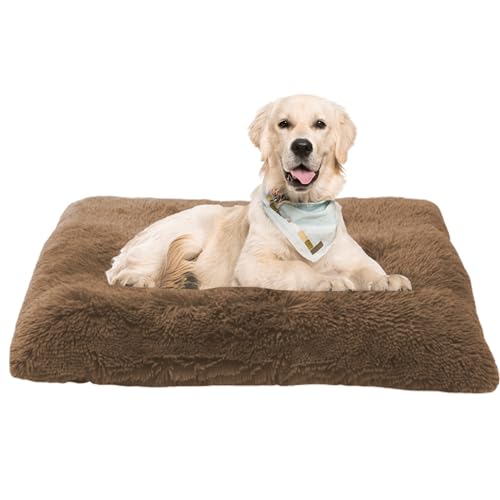 XXIUDEE Anti-Rutsch Hundematratze Katzenbett Hundebett, Hundesofa Hundekissen, Hundekorb Hundematte, Waschbar Hundekiste Matratze, Zwinger-Auflage, Haustier-Bett-Matte, für Hunde, Katzen(120x90x10cm) von XXIUDEE