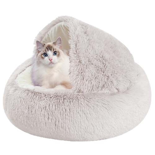 XXIUDEE Beruhigendes Hunde- und Katzenbett, Haustierkissen, Welpenbetten, Katzensofa, Kätzchenbett, maschinenwaschbar, Haustier-Kuschelbett, Katzenhöhle, Bett, Katzenkissen für Katzen, 40 cm, Kaffee XXIUDEE Beruhigendes Hunde- und Katzenbett, Haustierkissen, Welpenbetten, Katzensofa, Kätzchenbett, maschinenwaschbar, Haustier-Kuschelbett, Katzenhöhle, Bett, Katzenkissen für Katzen, 40 cm, Kaffee von XXIUDEE