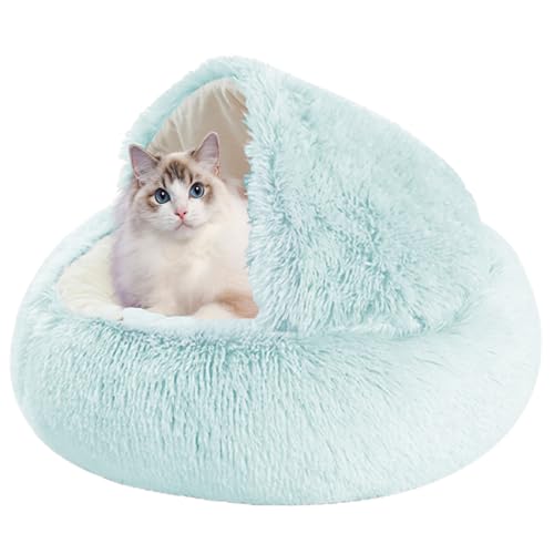 XXIUDEE Beruhigendes Hunde- und Katzenbett, Haustierkissen, Welpenbetten, Katzensofa, Kätzchenbett, maschinenwaschbar, Haustier-Kuschelbett, Katzenhöhle, Bett, Katzenkissen für Katzen, 40 cm, Grün XXIUDEE Beruhigendes Hunde- und Katzenbett, Haustierkissen, Welpenbetten, Katzensofa, Kätzchenbett, maschinenwaschbar, Haustier-Kuschelbett, Katzenhöhle, Bett, Katzenkissen für Katzen, 40 cm, Grün von XXIUDEE
