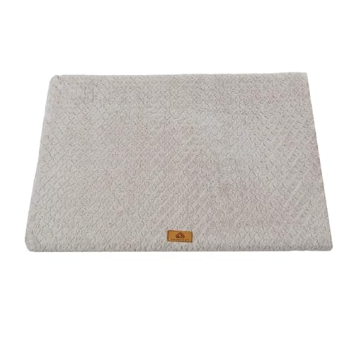 XXIUDEE Extra große Hundebetten, Anti-Angst-Hundebett-Kissen für Kiste, Haustiermatratzenmatte mit abnehmbarem, waschbarem Bezug, rutschfeste Unterseite, Haustierbox-Matte (105 x 65 x 5 cm, Hellgrau) XXIUDEE Extra große Hundebetten, Anti-Angst-Hundebett-Kissen für Kiste, Haustiermatratzenmatte mit abnehmbarem, waschbarem Bezug, rutschfeste Unterseite, Haustierbox-Matte (105 x 65 x 5 cm, Hellgrau) von XXIUDEE