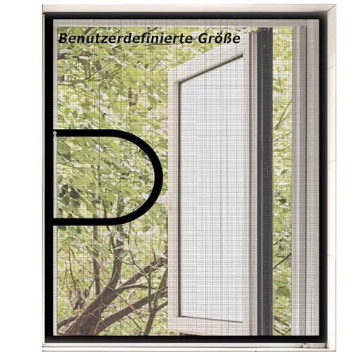 XXIUDEE Fliegengitternetze für Fenster mit Selbstklebeband, Benutzerdefinierte Größe Fensternetz für Katzen, Katzensicherheits-Fenstergitter, Balkon Sicherheitsnetz von XXIUDEE