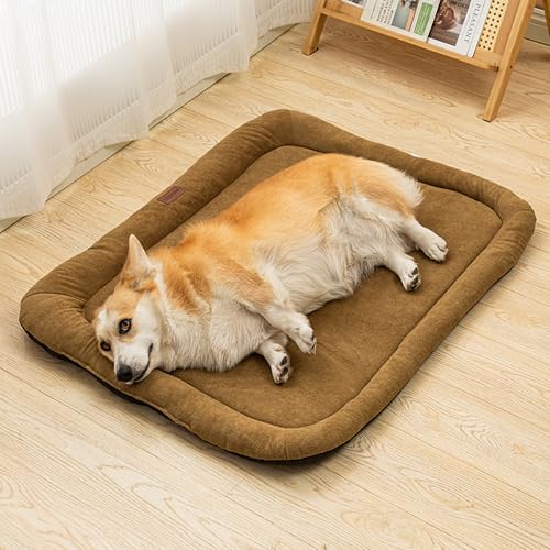 XXIUDEE Große orthopädische Hundebetten, waschbare Hundebett-Matratze, wasserdichte Haustiermatratze, Matte, Matte für Haustiere, alle Jahreszeiten (90 x 70 x 5 cm, Stil 5) von XXIUDEE