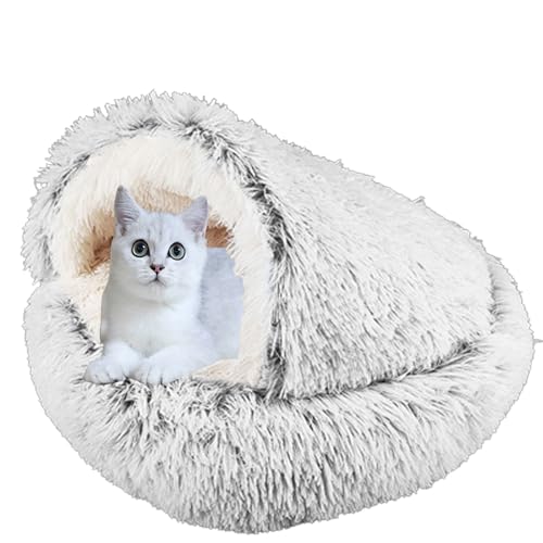 XXIUDEE Haustier-Sofakissen, Donut Katzenbett Haus Haustierbett Hundehöhle Bett, Rutschfestes Katzennistbett Welpenbett, Katzenkissen Katzenschlafsack Welpensofa für kleine mittelgroße Katzen, 65 cm, XXIUDEE Haustier-Sofakissen, Donut Katzenbett Haus Haustierbett Hundehöhle Bett, Rutschfestes Katzennistbett Welpenbett, Katzenkissen Katzenschlafsack Welpensofa für kleine mittelgroße Katzen, 65 cm, von XXIUDEE