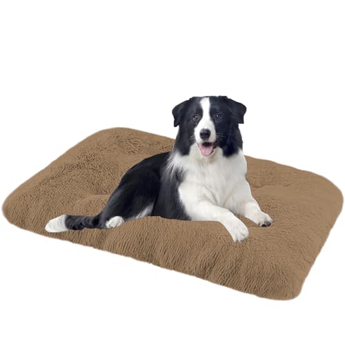 XXIUDEE Hundekissen, Katzenkörbchen, Maschinenwaschbar Hundesofa Hundebett Katzenbett, Hundekorb Haustier-Bett-Matte, Zwinger-Auflage, Hundekäfigbett, für Mittelgroße & Kleine Hunde(120x90x10cm) von XXIUDEE