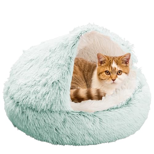 XXIUDEE Katzen Haustiere Höhlenbett, rutschfestes Katzen-beruhigendes Bett, Haustierbett, Katzennistbett, Kätzchenbett, Welpenbett, Hundekatzenkissen, Haustier-Sofakissen für kleine mittelgroße XXIUDEE Katzen Haustiere Höhlenbett, rutschfestes Katzen-beruhigendes Bett, Haustierbett, Katzennistbett, Kätzchenbett, Welpenbett, Hundekatzenkissen, Haustier-Sofakissen für kleine mittelgroße von XXIUDEE