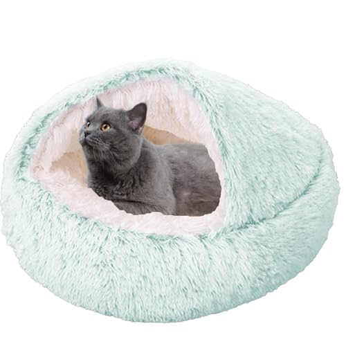 XXIUDEE Katzenbett, Haustierbett für den Innenbereich, Katzen, Haustiere, Katzenhöhle, waschbar, Anti-Angst, Haustier-Sofa, Kissen, Kätzchenbett, Welpenbetten, Katzenschlafsack mit rutschfester von XXIUDEE