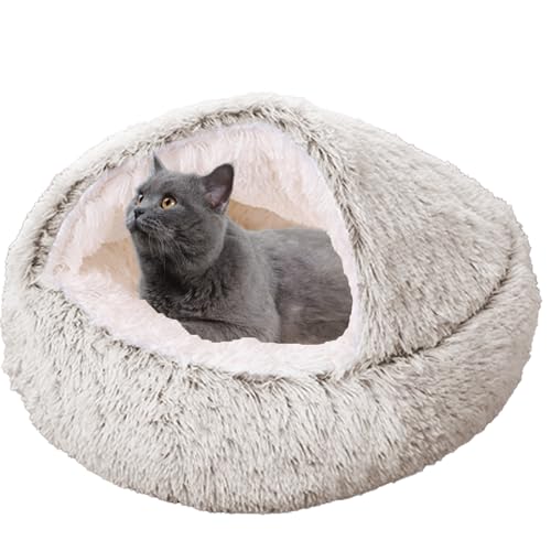 XXIUDEE Katzenbett, Haustierbett für den Innenbereich, Katzen, Haustiere, Katzenhöhle, waschbar, Anti-Angst, Haustier-Sofa, Kissen, Kätzchenbett, Welpenbetten, Katzenschlafsack mit rutschfester XXIUDEE Katzenbett, Haustierbett für den Innenbereich, Katzen, Haustiere, Katzenhöhle, waschbar, Anti-Angst, Haustier-Sofa, Kissen, Kätzchenbett, Welpenbetten, Katzenschlafsack mit rutschfester von XXIUDEE