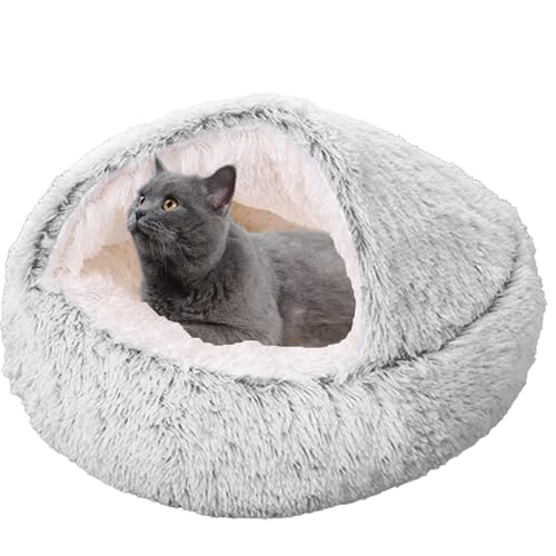XXIUDEE Katzenbett, Haustierbett für den Innenbereich, Katzen, Haustiere, Katzenhöhle, waschbar, Anti-Angst, Haustier-Sofa, Kissen, Kätzchenbett, Welpenbetten, Katzenschlafsack mit rutschfester XXIUDEE Katzenbett, Haustierbett für den Innenbereich, Katzen, Haustiere, Katzenhöhle, waschbar, Anti-Angst, Haustier-Sofa, Kissen, Kätzchenbett, Welpenbetten, Katzenschlafsack mit rutschfester von XXIUDEE