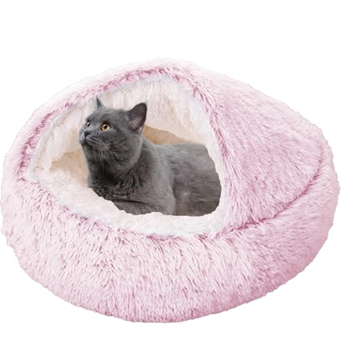 XXIUDEE Katzenbett, Haustierbett für den Innenbereich, Katzen, Haustiere, Katzenhöhle, waschbar, Anti-Angst, Haustier-Sofa, Kissen, Kätzchenbett, Welpenbetten, Katzenschlafsack mit rutschfester von XXIUDEE