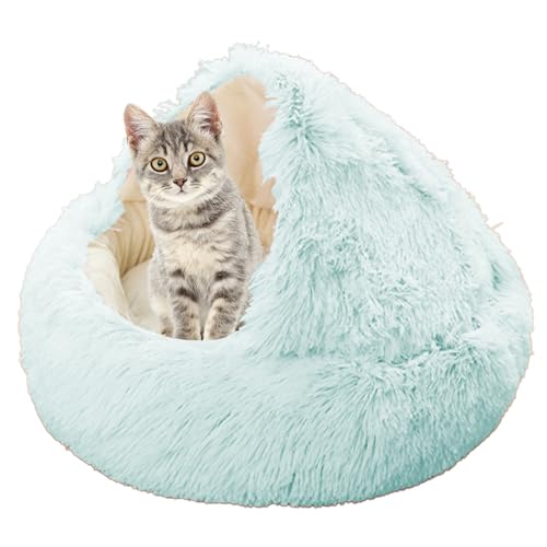 XXIUDEE Katzenbetten für den Innenbereich, kleine und mittelgroße Katzen, Hunde, Kätzchenbetten mit rutschfester Unterseite, maschinenwaschbar, Katzenkissen, 40 cm, Grün XXIUDEE Katzenbetten für den Innenbereich, kleine und mittelgroße Katzen, Hunde, Kätzchenbetten mit rutschfester Unterseite, maschinenwaschbar, Katzenkissen, 40 cm, Grün von XXIUDEE
