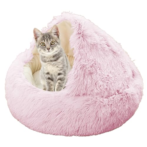 XXIUDEE Katzenbetten für den Innenbereich, kleine und mittelgroße Katzen, Hunde, Kätzchenbetten mit rutschfester Unterseite, maschinenwaschbar, Katzenkissen, 50 cm, Rosa XXIUDEE Katzenbetten für den Innenbereich, kleine und mittelgroße Katzen, Hunde, Kätzchenbetten mit rutschfester Unterseite, maschinenwaschbar, Katzenkissen, 50 cm, Rosa von XXIUDEE