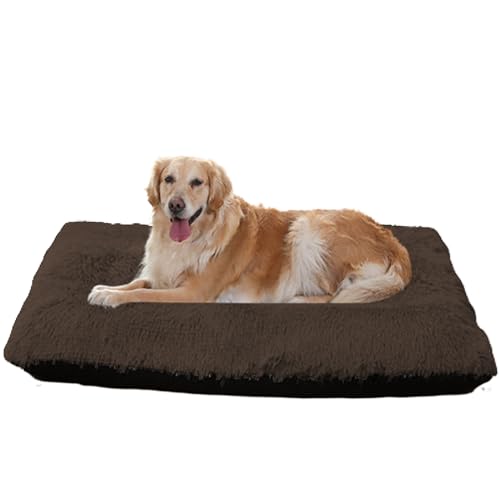 XXIUDEE Maschinenwaschbar Hundematte, Anti Angst Hundebetten Katzenbett Haustier Sofa, Hundesofa Hundekorb Katzenkörbchen, Hundekäfigbett, Haustierbett, für Mittelgroße & Große Hunde(70x50x8cm) von XXIUDEE