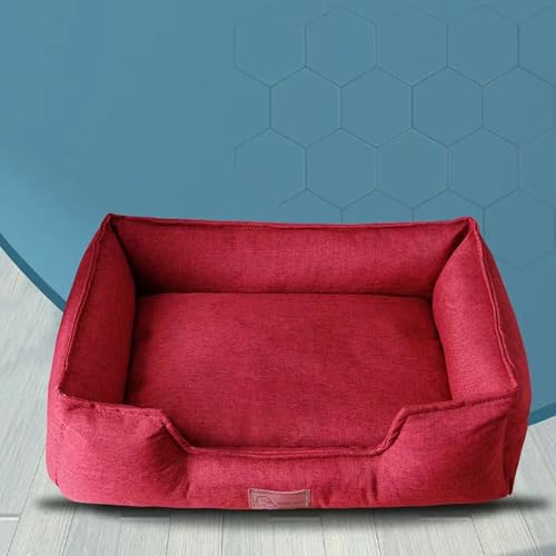 XXIUDEE Orthopädisches Haustier-Sofa, waschbar, für mittelgroße und kleine Hunde, waschbare Hundebox-Matratze mit abnehmbarem Bezug, für alle Jahreszeiten, rutschfeste Matte für Welpen, Katzen, 90 x von XXIUDEE