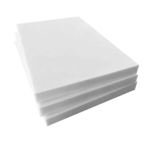 XXIUDEE Polsterschaumkissen für Innen- und Außenbereich, Sofas, Matratzen, Hundebetten, Fenstersitzpolster, Bodenmatten, Rollstuhl, hochdichte Schaumstoffplatte (60 x 40 cm, 12 dick) von XXIUDEE