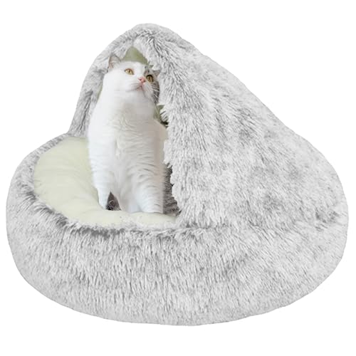 XXIUDEE Rundes Katzenbett, Katzensofa, maschinenwaschbar, Welpenbetten, Haustierkissen, Kätzchenbett, Katzenhöhle, Haustier-Kuschelbett mit rutschfester Unterseite für kleine, mittelgroße Katzen, 60 XXIUDEE Rundes Katzenbett, Katzensofa, maschinenwaschbar, Welpenbetten, Haustierkissen, Kätzchenbett, Katzenhöhle, Haustier-Kuschelbett mit rutschfester Unterseite für kleine, mittelgroße Katzen, 60 von XXIUDEE