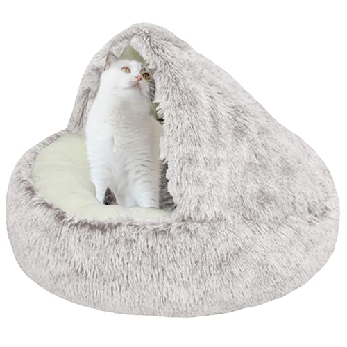XXIUDEE Rundes Katzenbett, Katzensofa, maschinenwaschbar, Welpenbetten, Haustierkissen, Kätzchenbett, Katzenhöhle, Haustier-Kuschelbett mit rutschfester Unterseite für kleine, mittelgroße Katzen, 50 XXIUDEE Rundes Katzenbett, Katzensofa, maschinenwaschbar, Welpenbetten, Haustierkissen, Kätzchenbett, Katzenhöhle, Haustier-Kuschelbett mit rutschfester Unterseite für kleine, mittelgroße Katzen, 50 von XXIUDEE