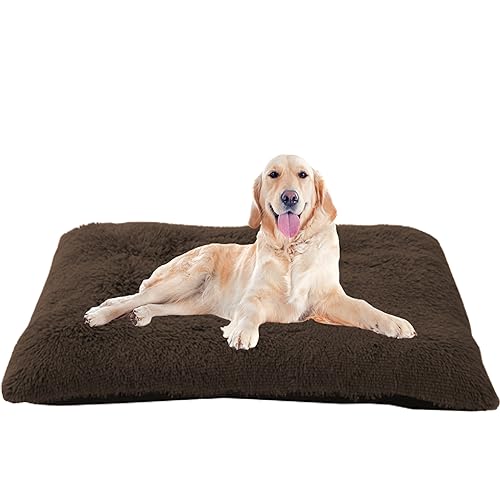 XXIUDEE Waschbares Hundekäfigbett, Hundebett Hundematte, Haustier-Bett-Matte, Hundekorb Hundekissen, Zwinger-Auflage,Haustier Sofa Katzenbett, für Katzen, Mittlere und Große Hunde(100x70x10cm) von XXIUDEE