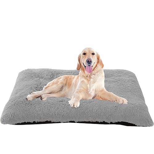 XXIUDEE Waschbares Hundekäfigbett, Hundebett Hundematte, Haustier-Bett-Matte, Hundekorb Hundekissen, Zwinger-Auflage,Haustier Sofa Katzenbett, für Katzen, Mittlere und Große Hunde(120x90x10cm) von XXIUDEE