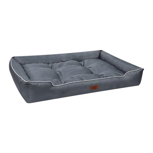 XXIUDEE Wasserdichtes großes Hundebett, orthopädisch, Haustierbett, Sofa und Matratze, Matte für Hundekäfig, rutschfeste Unterseite, für kleine, mittelgroße und große Katzen (40 x 30 x 14 cm von XXIUDEE