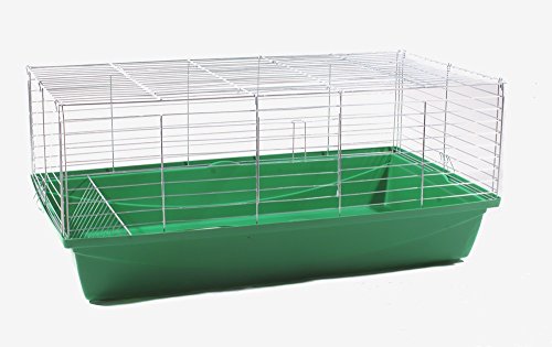 Hasenkäfig Kaninchenkäfig Meerschweinchenkäfig Kleintier Rabbit 100x54x48 grün von XXL-ZOO