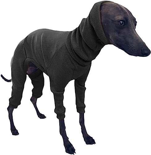 XXLI Leichter Hunde-Pyjama, hoher Halsausschnitt, warm, hohe Elastizität, 4 Beine, einfacher Schlafanzug für kleine, mittelgroße und große Hunde, Whippet, italienische Windhunde XXLI Leichter Hunde-Pyjama, hoher Halsausschnitt, warm, hohe Elastizität, 4 Beine, einfacher Schlafanzug für kleine, mittelgroße und große Hunde, Whippet, italienische Windhunde von XXLI