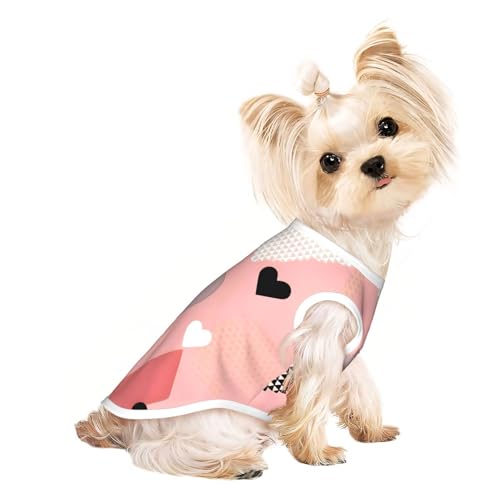 Abstraktes Liebesdiagramm Haustier-T-Shirt, atmungsaktiv, ärmellos, Größe M, für kleine Hunde und Katzen, weich, bequem, stilvoll Abstraktes Liebesdiagramm Haustier-T-Shirt, atmungsaktiv, ärmellos, Größe M, für kleine Hunde und Katzen, weich, bequem, stilvoll von XZDAL