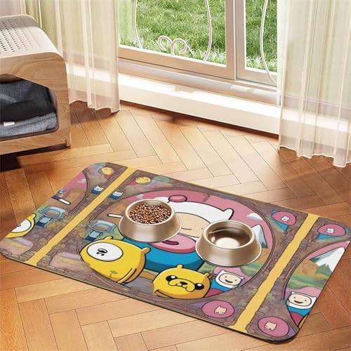 Adventure Plan Haustier-Futtermatte, saugfähig, Leder, rutschfest, 40 x 60 cm, schnell trocknend, wasserdicht, waschbar, Napfunterlage Adventure Plan Haustier-Futtermatte, saugfähig, Leder, rutschfest, 40 x 60 cm, schnell trocknend, wasserdicht, waschbar, Napfunterlage von XZDAL