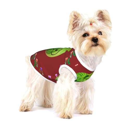 Big Eye Hundeweste aus Baumwolle, Wassermelone, Größe L, atmungsaktiv, bequem, stilvolle Bekleidung für Haustiere Big Eye Hundeweste aus Baumwolle, Wassermelone, Größe L, atmungsaktiv, bequem, stilvolle Bekleidung für Haustiere von XZDAL