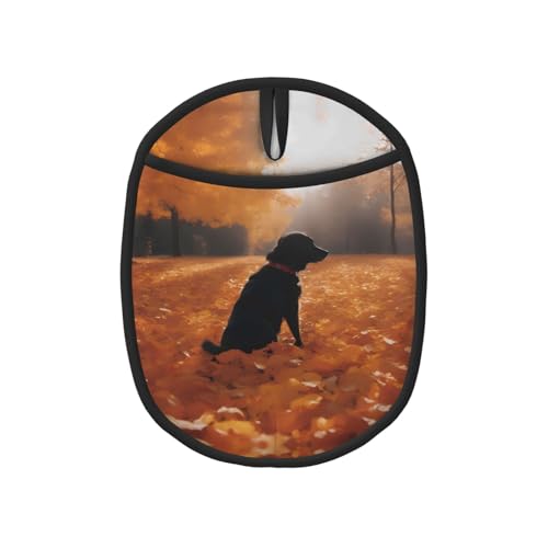 Blätter mit Hunden Silikon rutschfeste hitzebeständige Matte zum Backen, Kochen und Grillen Blätter mit Hunden Silikon rutschfeste hitzebeständige Matte zum Backen, Kochen und Grillen von XZDAL